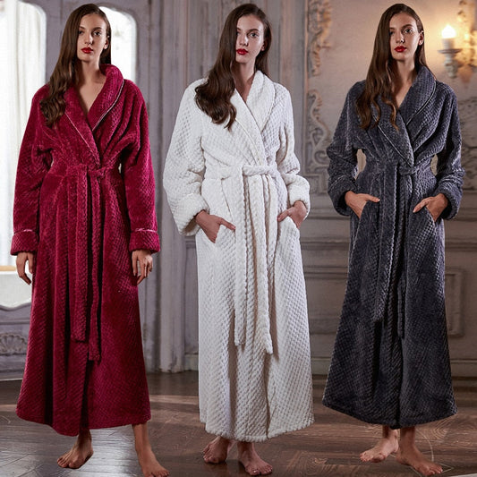 Aaliyah | Extra Lange thermische badjas