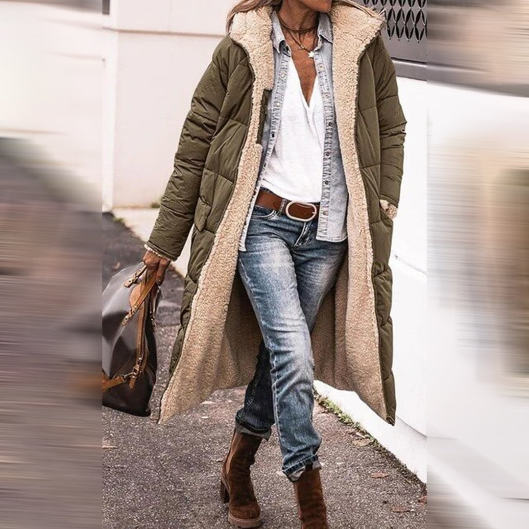 Zoe | Lange winterjas voor dames