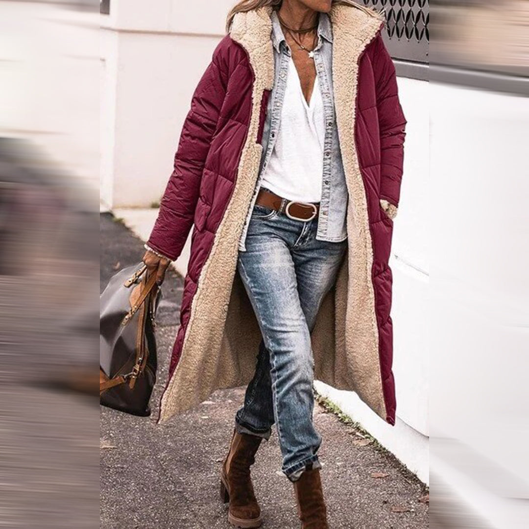 Zoe | Lange winterjas voor dames