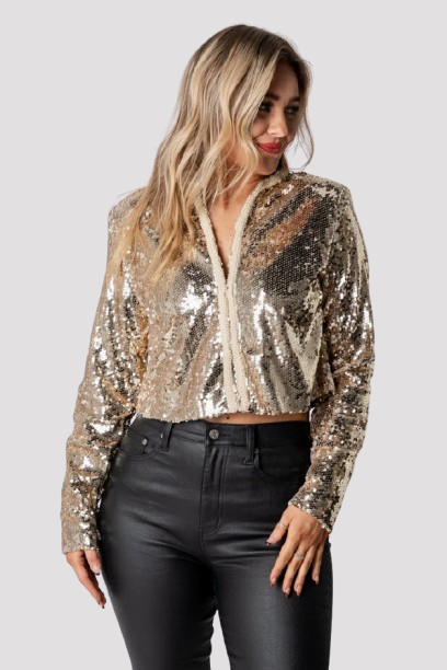 Jas met glitters
