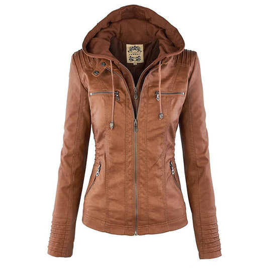 Febe | Leren Zomerjas voor Dames