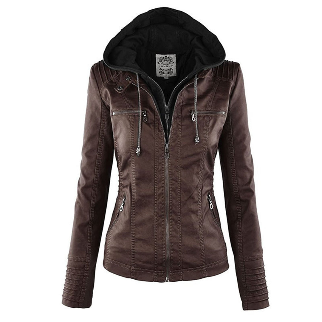 Febe | Leren Zomerjas voor Dames