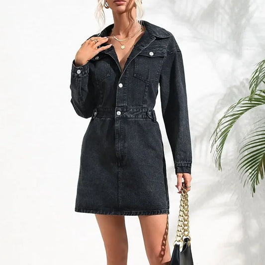 Aliyah | Denim jurk