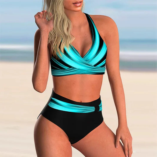 Alora | Hoog getailleerd bikinis set