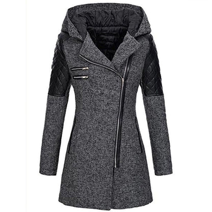 Nora | Lange winterjas met capuchon voor dames