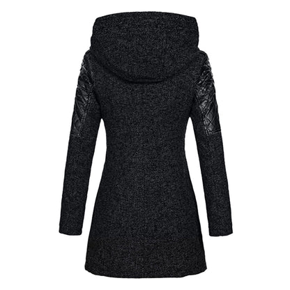 Nora | Lange winterjas met capuchon voor dames