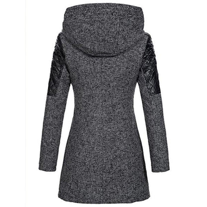 Nora | Lange winterjas met capuchon voor dames