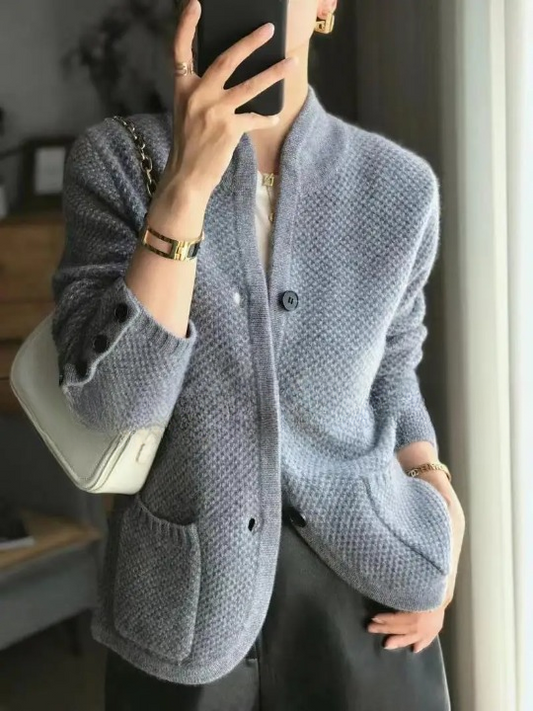 Cecilia | Dikke Wol Cardigan voor Vrouwen