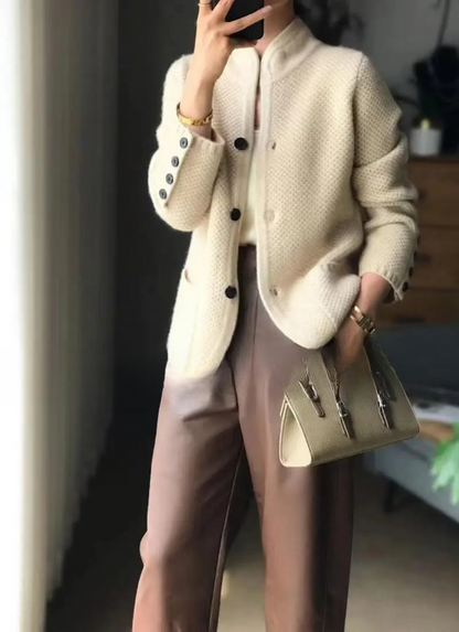Cecilia | Dikke Wol Cardigan voor Vrouwen