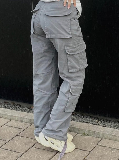 Roos | Cargo Broek Met Wijde Pijpen Voor Dames