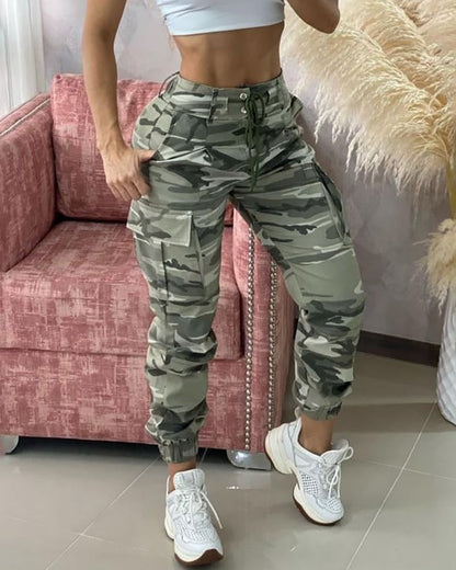 Everly I Camo Pants Voor Dames