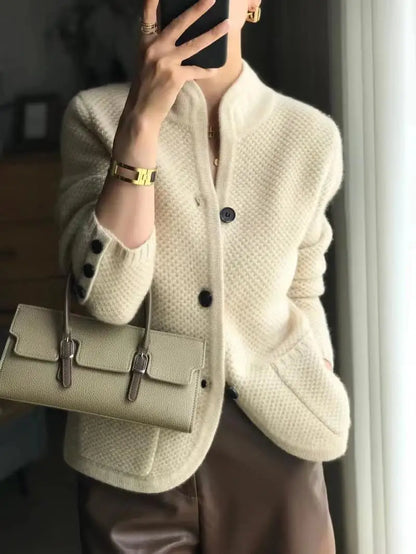 Cecilia | Dikke Wol Cardigan voor Vrouwen