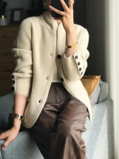 Cecilia | Dikke Wol Cardigan voor Vrouwen