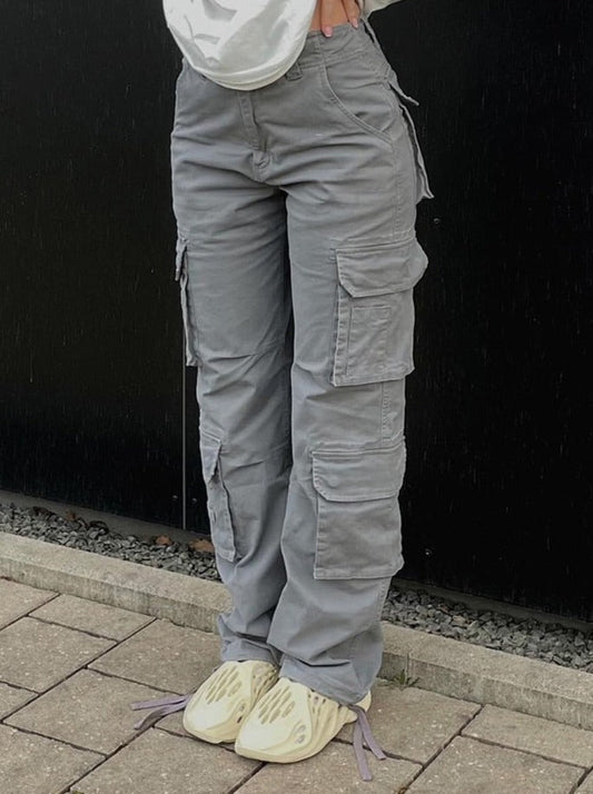 Roos | Cargo Broek Met Wijde Pijpen Voor Dames