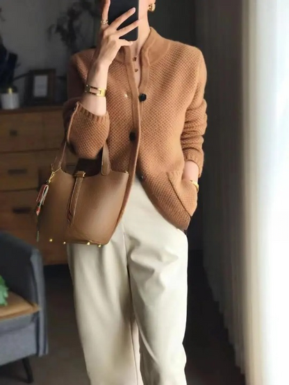 Cecilia | Dikke Wol Cardigan voor Vrouwen