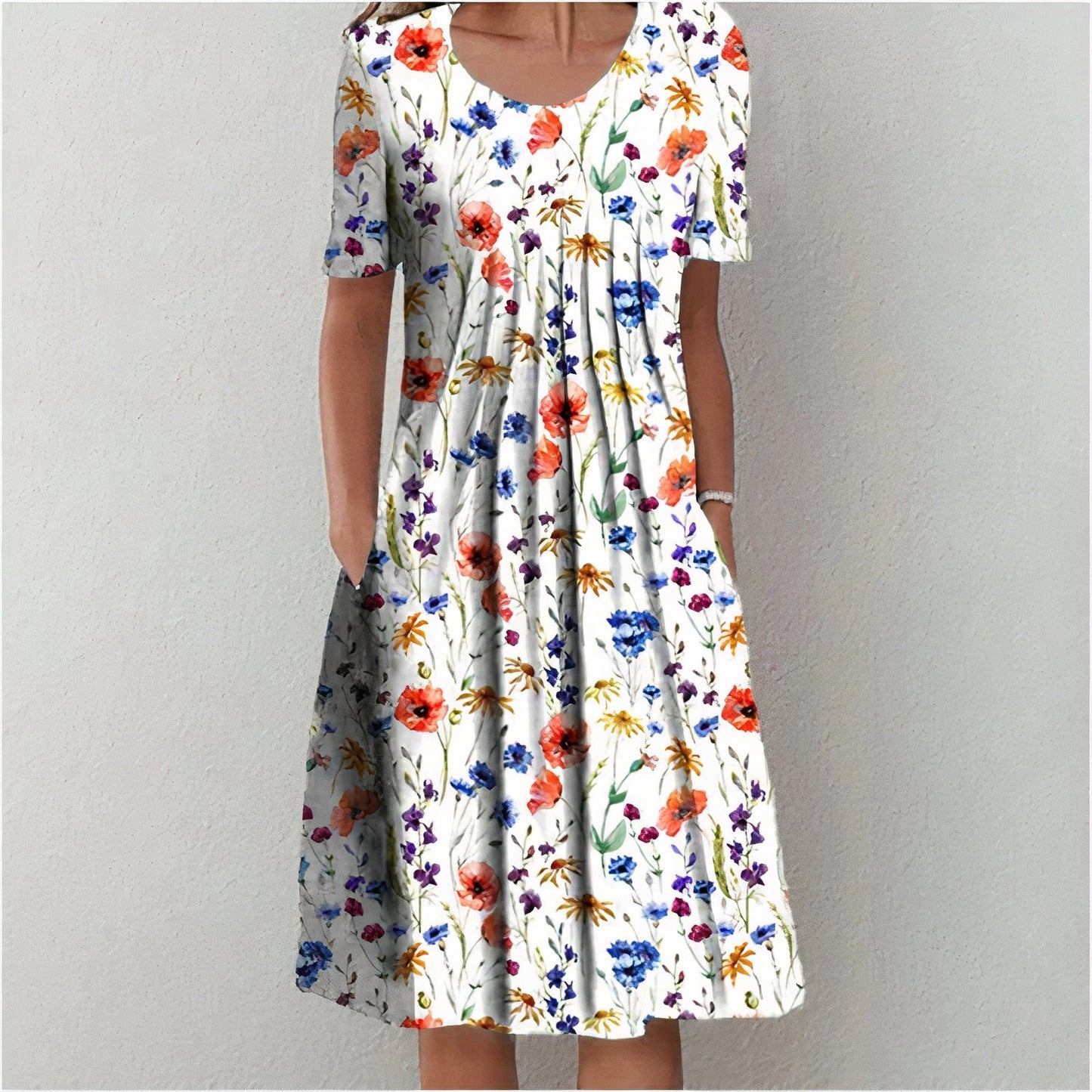 Jacky | Elegante Katoenen Jurk