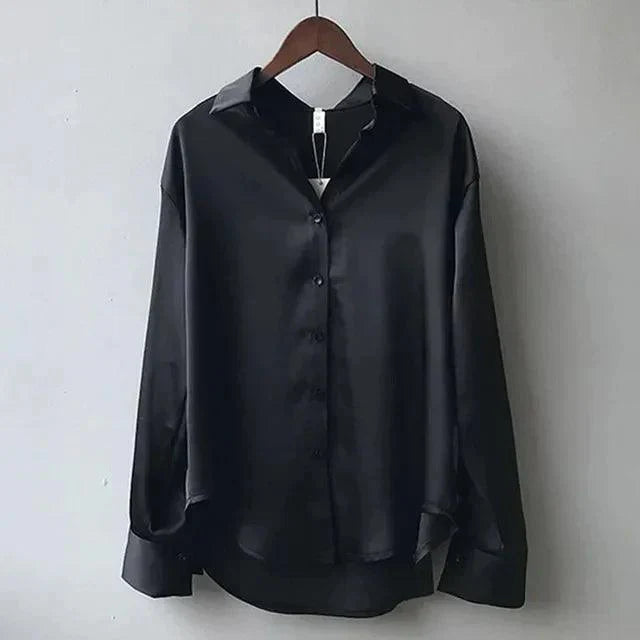 Ella | Elegante Satijnen Blouse