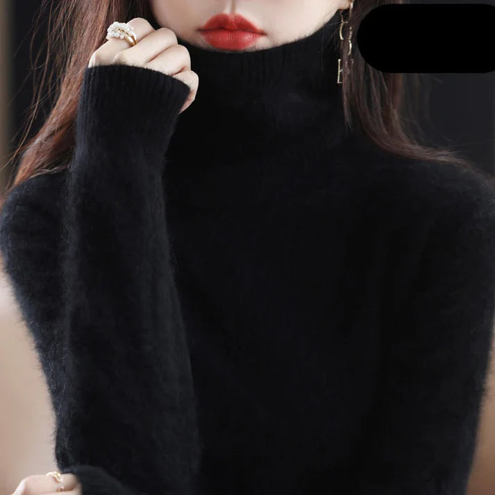 Mae | Comfortabele kasjmier turtleneck trui
