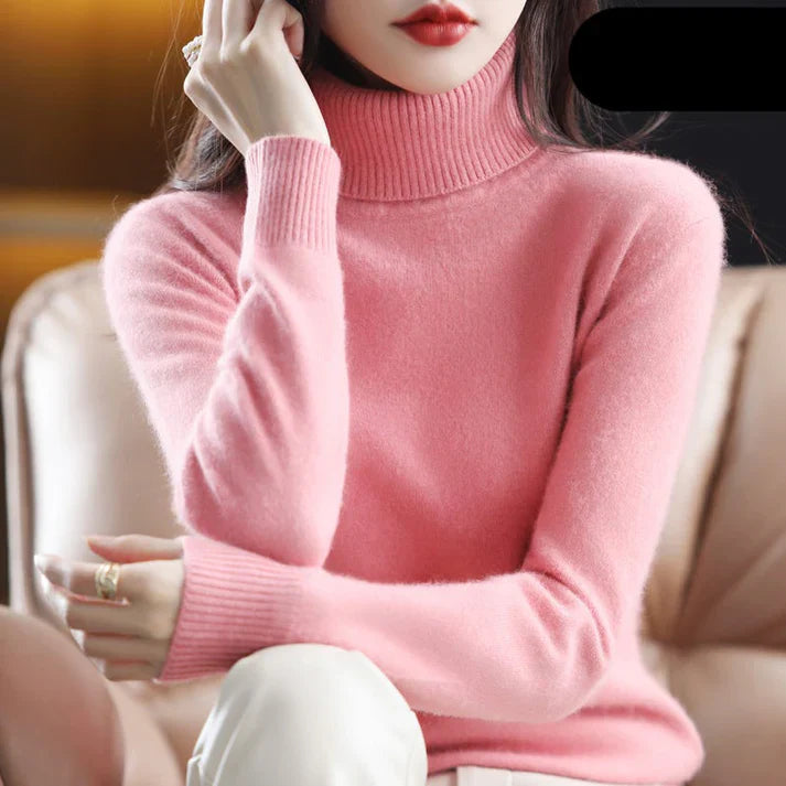 Mae | Comfortabele kasjmier turtleneck trui