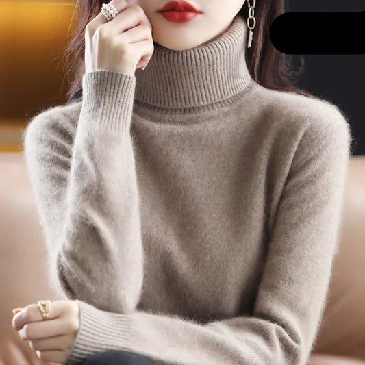 Mae | Comfortabele kasjmier turtleneck trui