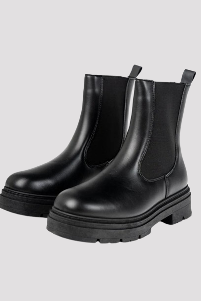 Zwarte mini laarzen