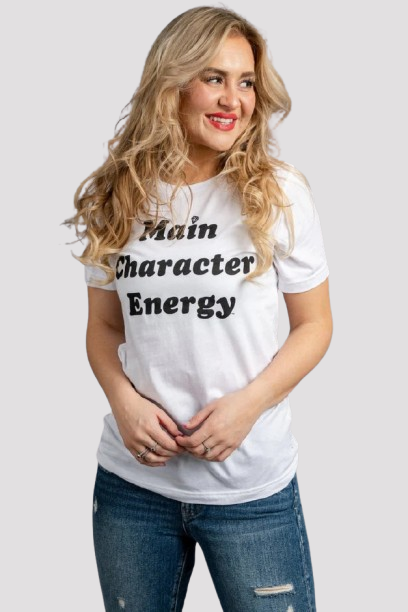 Wit T-shirt met korte mouwen