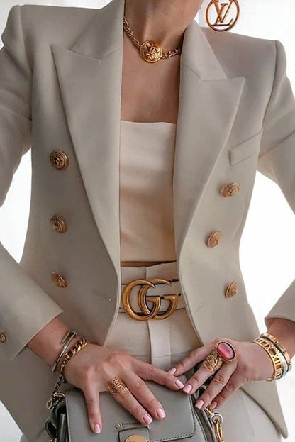 Lia | Chique Dubbelrij Blazer